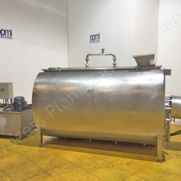 3,000 Ltr Damrow Jacketed Cottage Cheese Creamer Vat